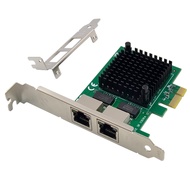 Dual PCIe 3.1 2.5GBase-T Network Adapter with Intel I225-V 2500/1000/100Mbps PCI Express Gigabit Eth