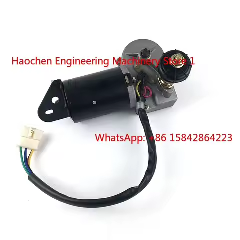 Excavator Parts for XCMG Foton Lovol Liugong Grid 60/65/80 Wiper Motor Wiper Motor Assembly