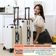 Get ST Aluminium Frame Luggage Suitcase Password Suitcase Mute Universal Wheel Men's and Women's Stu