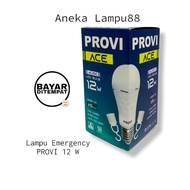 LAMPU EMERGENCY 12 - 18 WATT / BOHLAM DARURAT / LAMPU PROVI ACE MAGIC