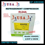 USA ANA90L 260W Commercial Refrigerant Compressor R134