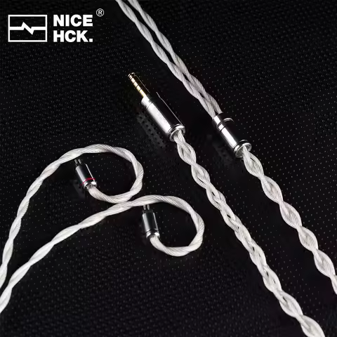 NICEHCK SpLaura Cable Triple Composite Imported Silver Plated High Conductivity Copper Replace Earph