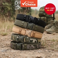 Men's Oxford Tactical Belt - Tahan Gores, Tali Pinggang Boleh Laras untuk Senaman dan Kerja Luar  Ta