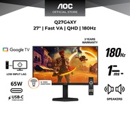 AOC Q27G4XY 27" QHD Fast VA 180Hz 1ms Smart Monitor