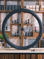 Goldix Flower Drum 700C Road Bike Carbon Fiber Wheelset Self-Designed Carbon Blade Fat Circle Disc B