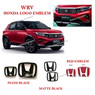 Honda WRV LOGO EMBLEM Red/Matte Black/Piano Black WRV/HRV/BRV