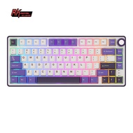 ปะเก็น R75 RK Royal Kludge 81คีย์80% ไฟ RGB Backlit คีย์บอร์ดเล่นเกมร้อนแบบถอดเปลี่ยนได้ด้วยปุ่มกด P