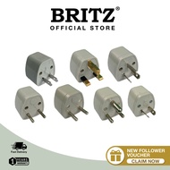 BRITZ Universal High Quality Travel Adapter (100% Pure Copper , Not Too Loose Or Too Tight)