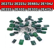 100PCS 2E272J 2E223J 2E683J 2E104J 2E222J 2E102J 2E332J 2E473J  Polyester Capacitor IC