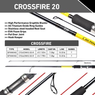 Daiwa CROSSFIRE 2020. Fishing Rod | 602mhs | 662mhs | Spinning