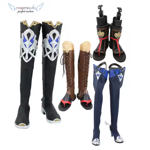 Genshin Impact Thoma Gorou Sayu Eula Lawrence Albedo Cosplay Shoes Boots Professional Handmade !