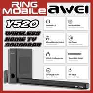 Awei Y520 Wireless Surround Bluetooth Home TV Speaker Soundbar for Indoor / House Living / Samsung /