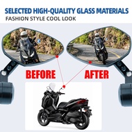 For Yamaha XMAX 300 XMAX300 X-MAX Accessories Convex Mirror Increase Rearview Mirrors Side Mirror View Vision Lens