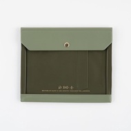Hobonichi Techo Aileron Document Case (Olive) - Planner Accessories