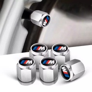 5Pcs Metal Car Wheel Tire Air Valve Caps Stem Covers For BMW M Performance E36 E39 E46 E60 E90 X2 X1