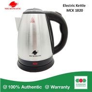 MICROMATIC STAINLESS ELECTRIC CORDLESS KETTLE MCK-1820