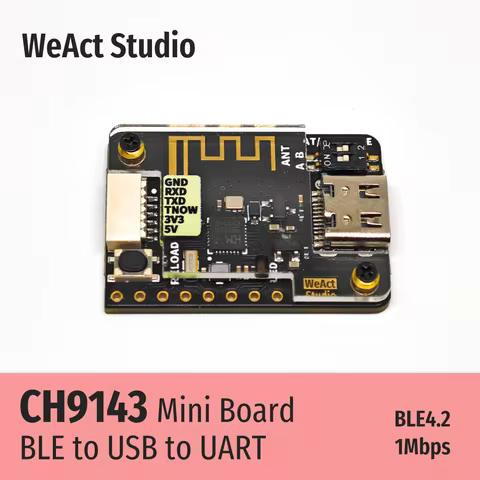 WeAct CH9143 BLE/UART/USB Module BLE/USB to Serial/TTL UART CH340