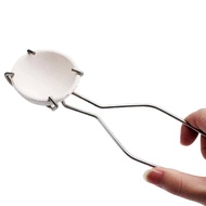 （NEW） 25Cm Stainless Steel Crucible Tong Clamp Crucible Pliers White Gold Bowl Melting Gold Furnace 