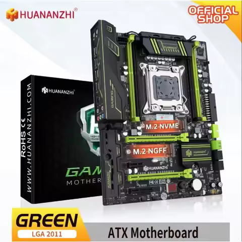 Huananzhi X79 motherboard LGA2011 DDR3 USB3.0 SATA3 PCI-E M.2 SSD support REG ECC memory and Xeon E5