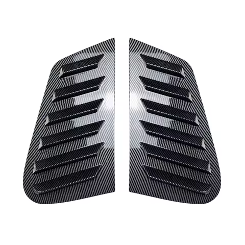 Rear Side Window Blind Louver Shutter Cover Trim For Volkswagen Polo MK4 9N3 Facelift 9N 1.2 1.4 1.6