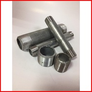 Ѽ ⌦ ♞ GI pipe fittings nipple GI GALVA IRON Nipple