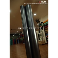 Satin Metallic Storm Blue wrap air free Yajiu Derek car wrap film EC-7022