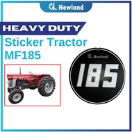 Sticker Tractor MF185 (Round/ Bulat)