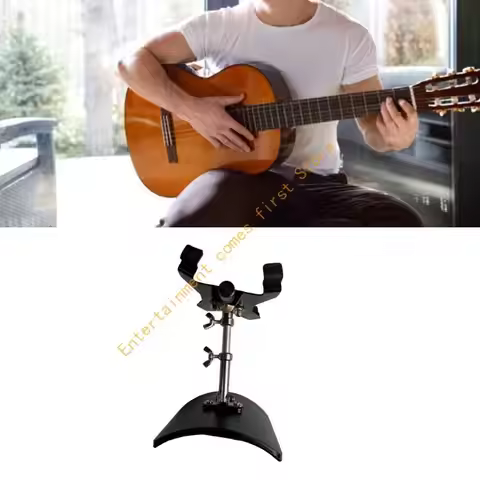 55KD Guitar Support Handrest Guitar Leg Rest Stand, Guitar Support Stand Foot Stool