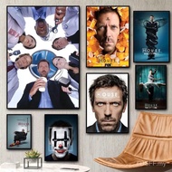 House MD TV Classic Vintage Painting Calligraphy Canvas Poster: Crease Free Waterproof Durable All S