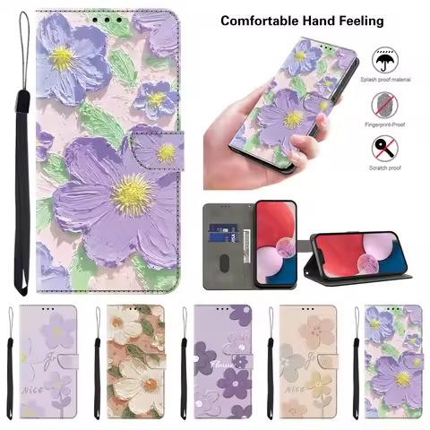 3D Magnetic Flip Leather Wallet Case For Samsung Galaxy S25 S24 S23 S22 S21 S20 S10 S10e S9 S8 Plus 