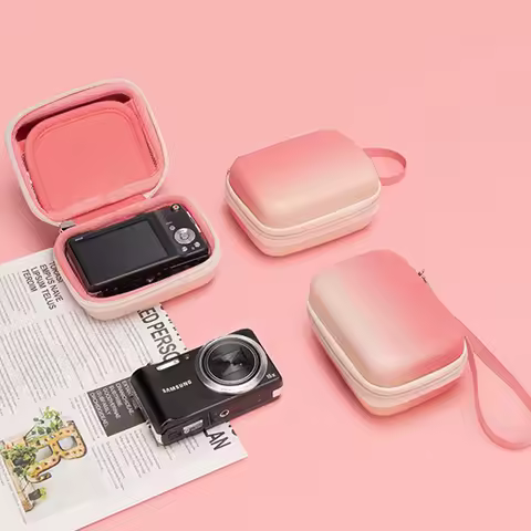 Camera Bag PU Hard Case for Sony ZV1 II ZV-1F RX100 VII VI M7 M6 HX99 HX95 Canon G7X II G9X SX740 SX