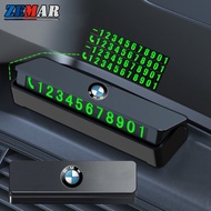 BMW Car Luminous Temporary Parking Card Phone Number Card Plate Stop Automobile Accessories For BMW E36 E46 E30 E90 F10 F30 E39 E60 X1 E84 F48 F25 X3 E83 X5 F15 X7