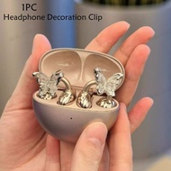 ZHUGE Removeable Headphone Diameter Buckle DIY Zircon Headphone Decoration Clip Creative Gift Rotata