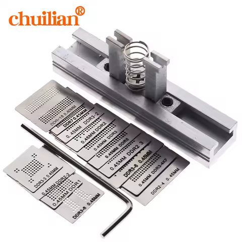 14pcs lot full set BGA Reballing Stencil dedicate kit for DDR DDR2 DDR2-2 DDR2-3 DDR3-2 DDR3-3 DDR5 