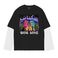 Aolshirt Kaos Band Sukatani Pay T-shirt Double Layer Combed 24s