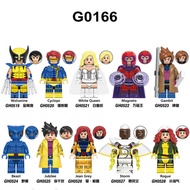G0167 Superhero X-Men Magneto Ganglang Brand Queen White Queen Insert Building Block Minifigure Toy 