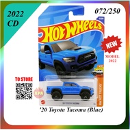 PICKUP Hot Wheels JDM Diecast Cars 2020 Toyota Tacoma (Light blue) 2022 HW Hot Trucks Series 1/64 Sc