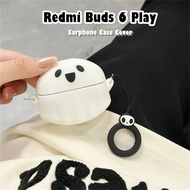 【Direct supply】For Redmi Buds 6 Play Case Casing Soft Silicone Trendy Cartoon Earphone Case Cover No