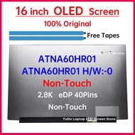 16" OLED LCD Screen ATNA60HR01 For Lenovo IdeaPad Slim 5 16AHP10 16AKP10 16IAH10 16IRH10 16IRH10R Di