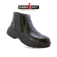 Hammer Kings HK 12002 Ladies Industry Steel Toe Cap Black Leather Safety Shoe