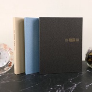 Chuyu 20K雙格相本/相冊/相簿/明信片收納/20張黑色內頁/側邊置入