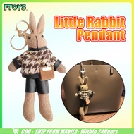Shipped In 24 Cm.18CM Rabbit Doll Keychain Pp Cotton Material Not Easy To Deform Bag Charm For Child