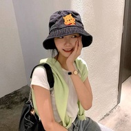 ️Jeans Bucket Hat ️Poh Bear Screen Print ️Size Circumference 56-58cm