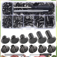 Chicago Screw Leather Rivets Assorted Screw Rivets M5 Chicago Binding Screws for Decorating PU Craft
