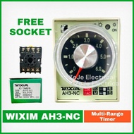 WIXIM AH3-NC 6s-6m 220V Multi-Ramge Analog Timer | ZeJe Electrical