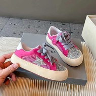 Girls And Boys Comfortable Shoes Anti Slip Lightweight Casual Mesh Breathable Shoes Sequin Childrens