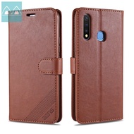 Ví Vivo Y19/Vivo U3/Vivo Y5S Ốp Lưng Điện Thoại Bằng Da PU Ốp Lưng Bảo Vệ Nắp Gập Bằng TPU Mềm