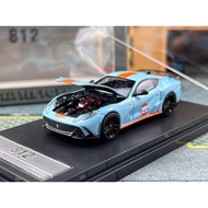 Ready Stock Little Toy 1: 64 Ferrari 812 Novitec N-Largo Alloy Car Model SH