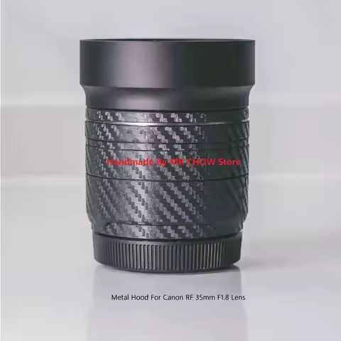 Metal Lens Hood for Canon RF 35mm F1.8 MACRO IS STM Lens for Canon EOS R RP Ra R5 R6 R7 R10 R3 C70 C
