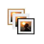Wooden Block Frame 15x15 cm Mattboard photo 10x10 cm